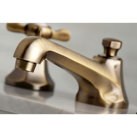 Kingston Brass KS4463BEX Essex 8" Widespread Bathroom Faucet, Antique Brass KS4463BEX